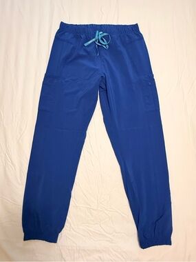 Carhartt Women’s Force Cross-Flex Jogger Scrub Pant - Royal Blue with Turquoise